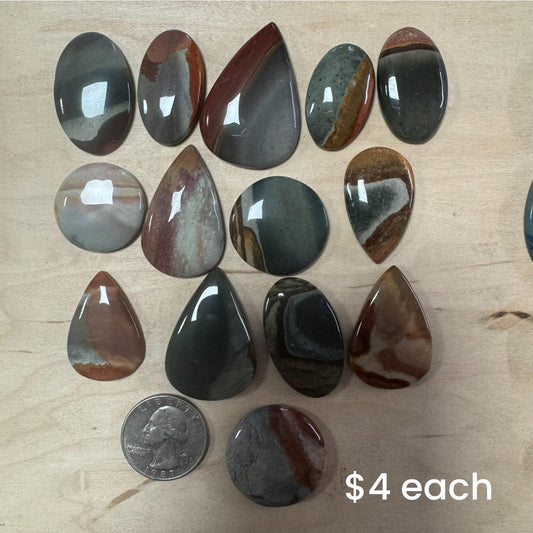 Polychrome Jasper Cabochon