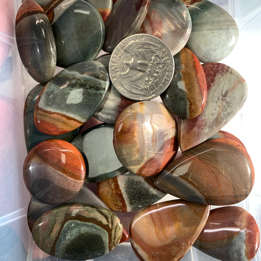 Polychrome Jasper Cabochon