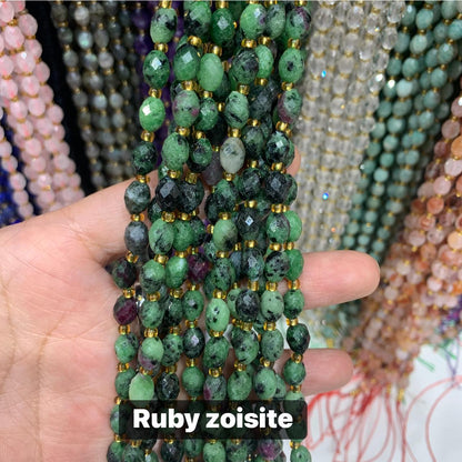 PRE-ORDER - WAREHOUSE - FACETED OVAL - BEAD STRAND