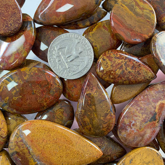 Seam Agate Cabochon