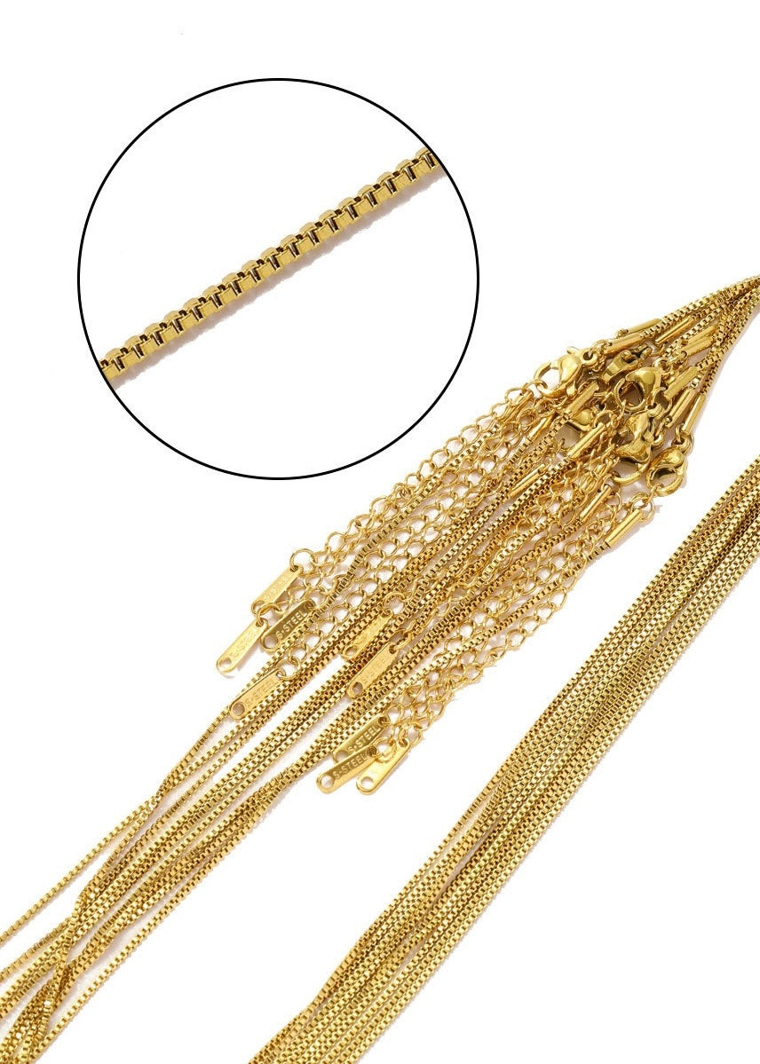 Stainless Steel - Stylish - Dainty - 16" - Chain