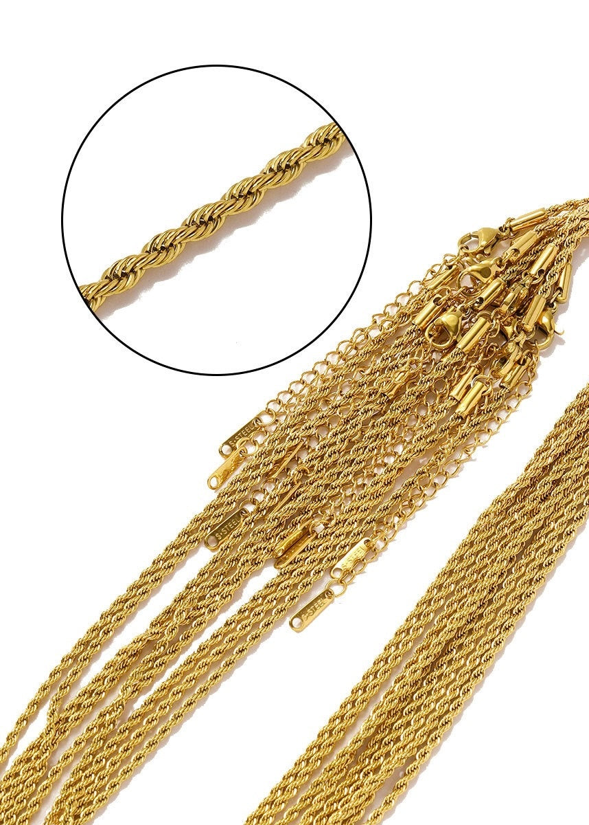 Stainless Steel - Stylish - Dainty - 16" - Chain