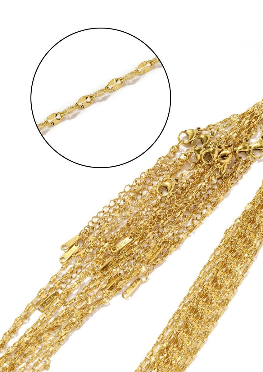 Stainless Steel - Stylish - Dainty - 16" - Chain