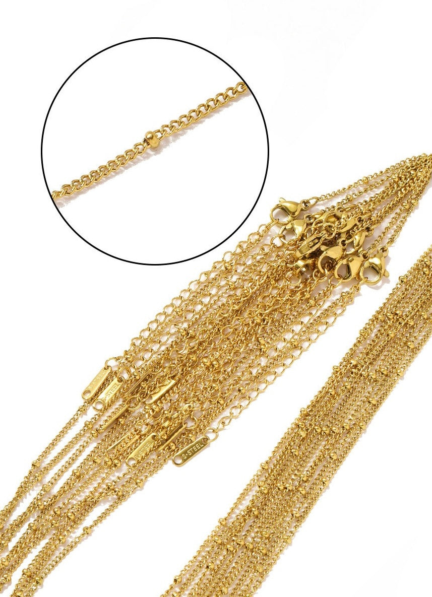 Stainless Steel - Stylish - Dainty - 16" - Chain