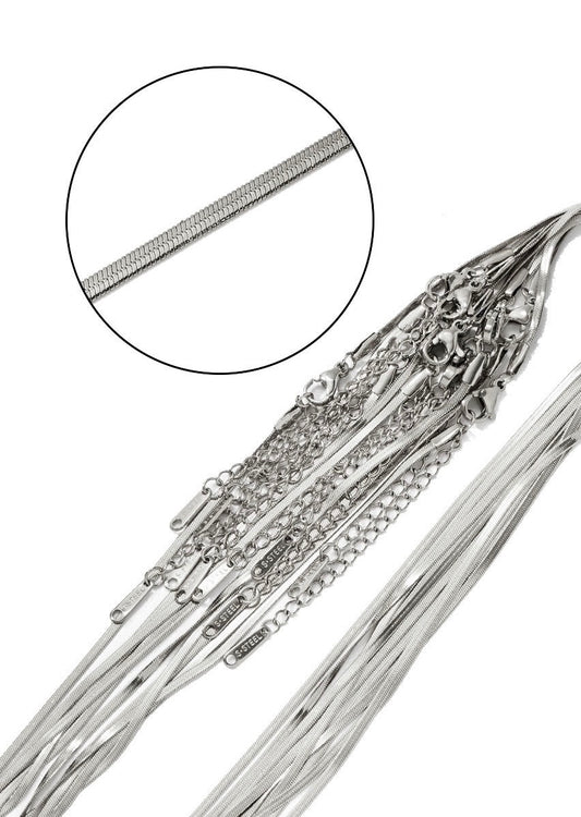 Stainless Steel - Stylish - Dainty - 16" - Chain
