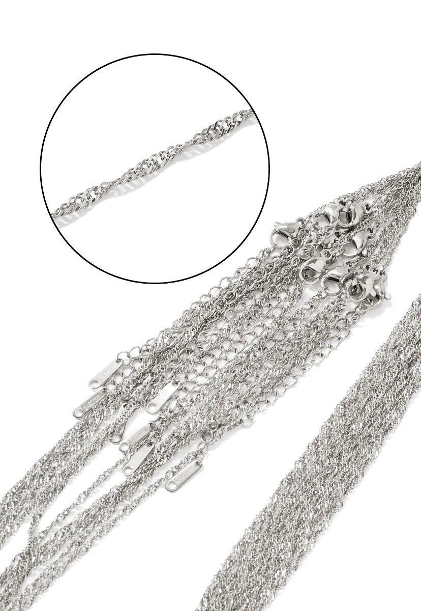 Stainless Steel - Stylish - Dainty - 16" - Chain