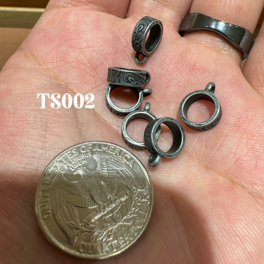 Tibetan Silver Charm / Bead (TS002)