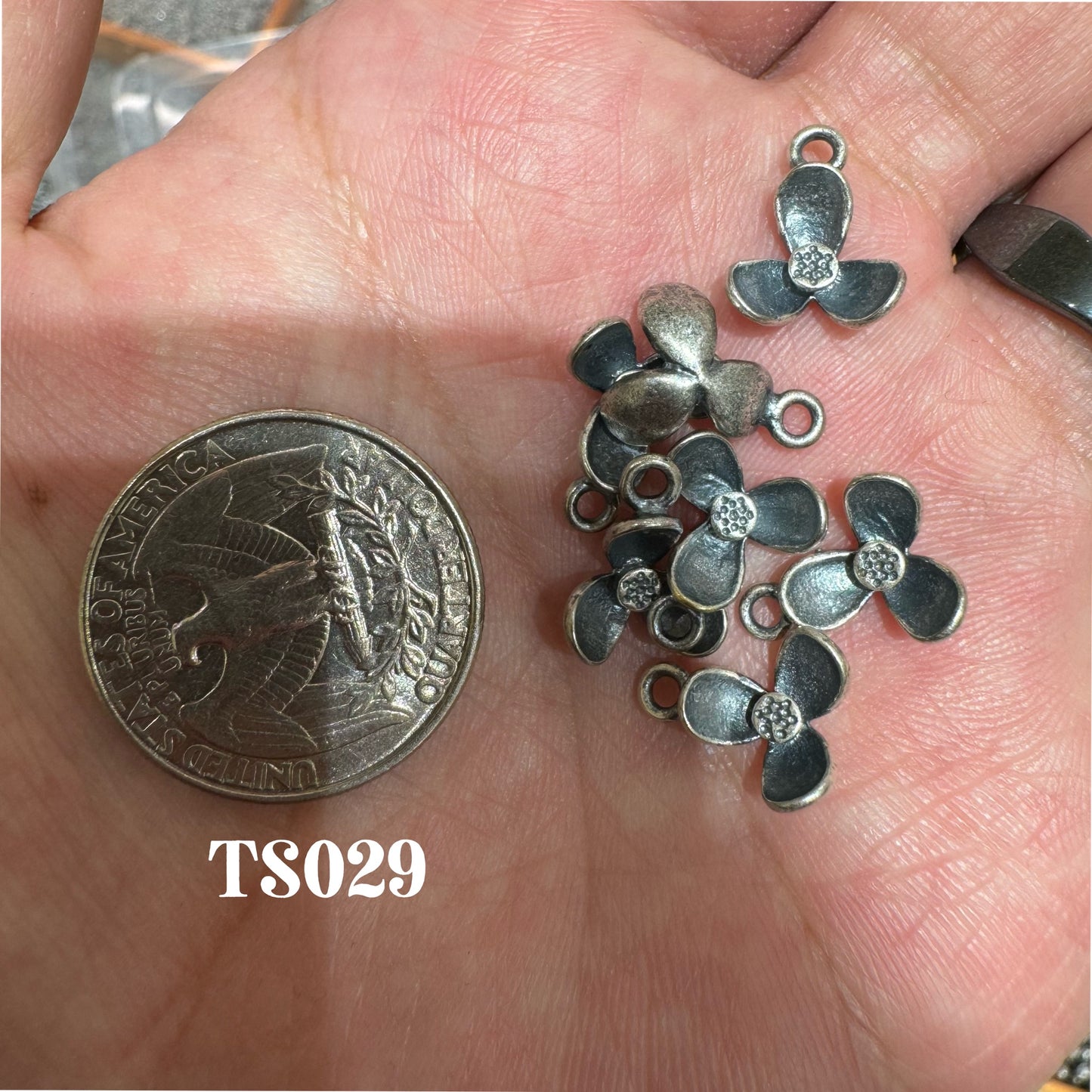 WAREHOUSE - Tibetan Silver Charm / Bead (TS029)