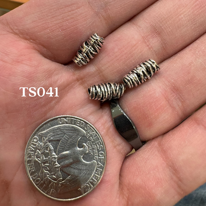Tibetan Silver Charm / Bead (TS041)