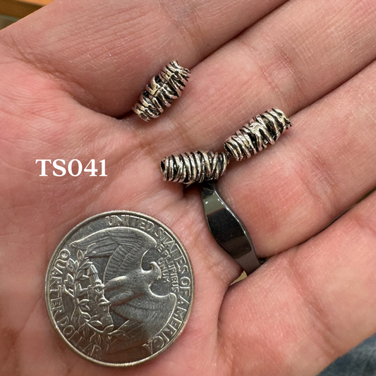 Tibetan Silver Charm / Bead (TS041)
