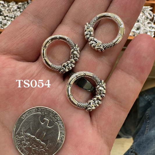Tibetan Silver Charm / Bead (TS054)
