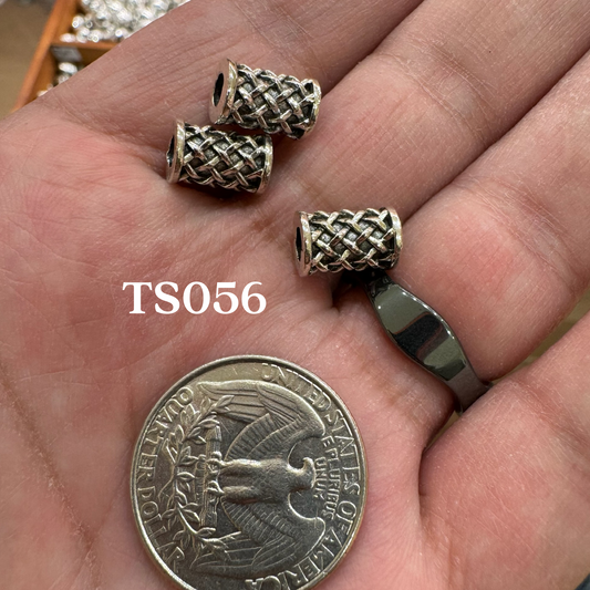 Tibetan Silver Charm / Bead (TS056)