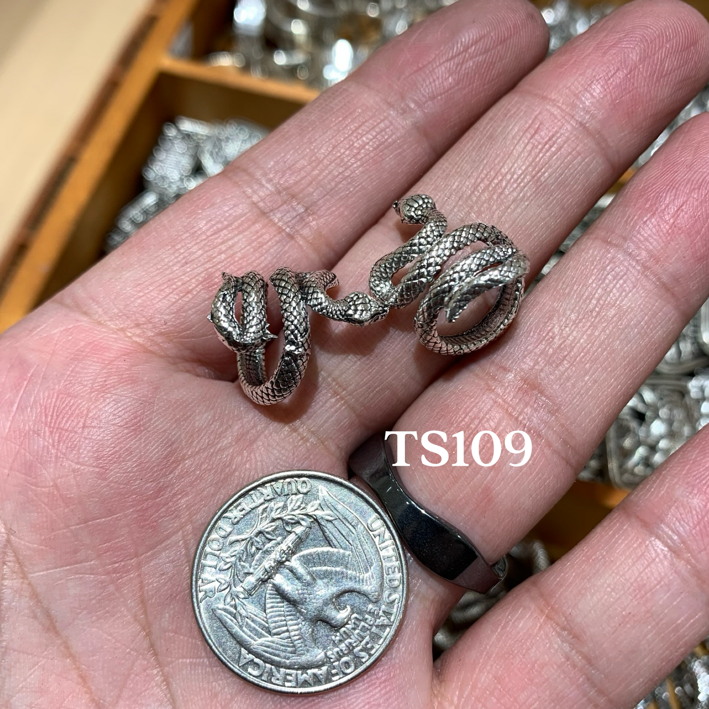 Tibetan Silver Charm / Bead (TS109)