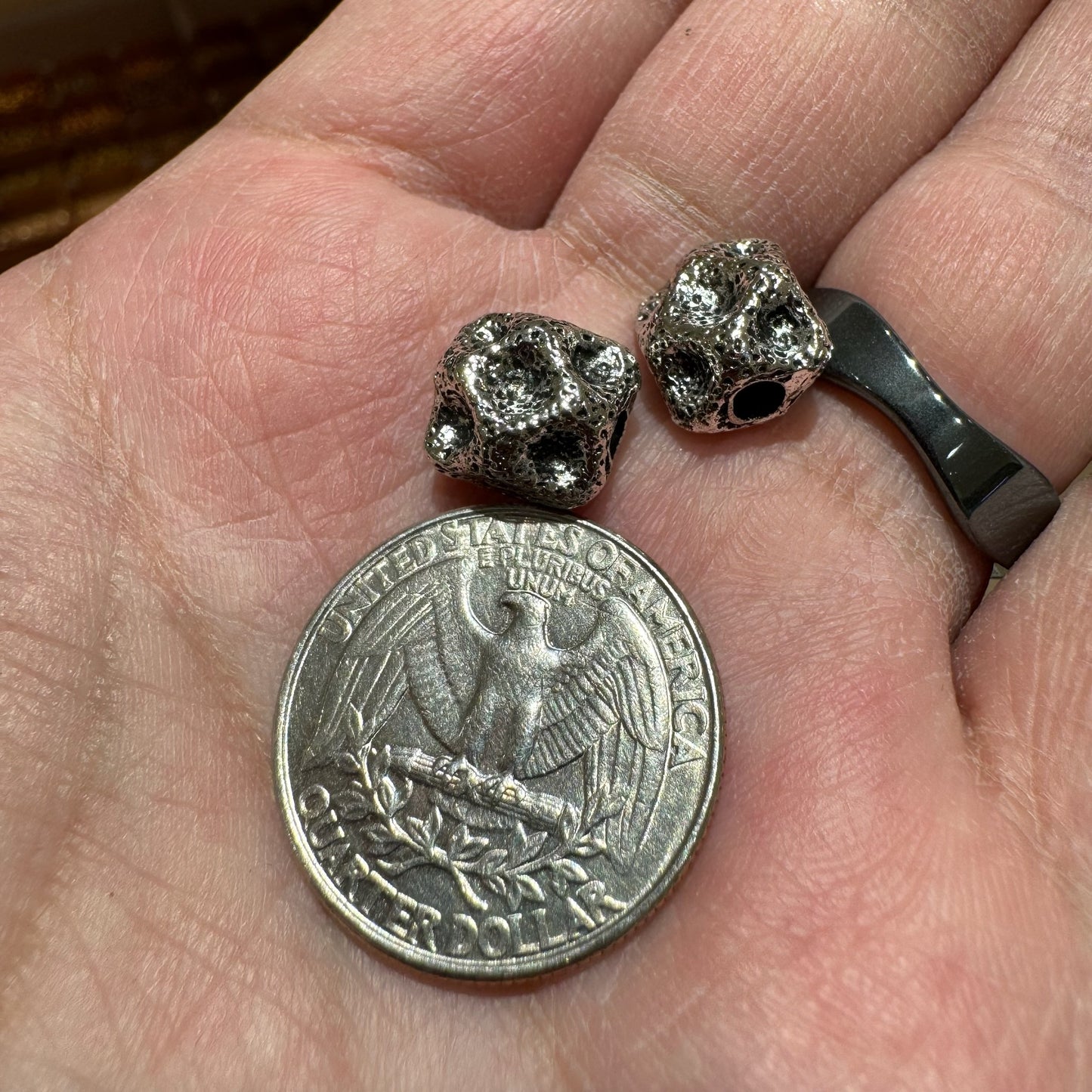 WAREHOUSE - Tibetan Silver Charm / Bead (TS122)