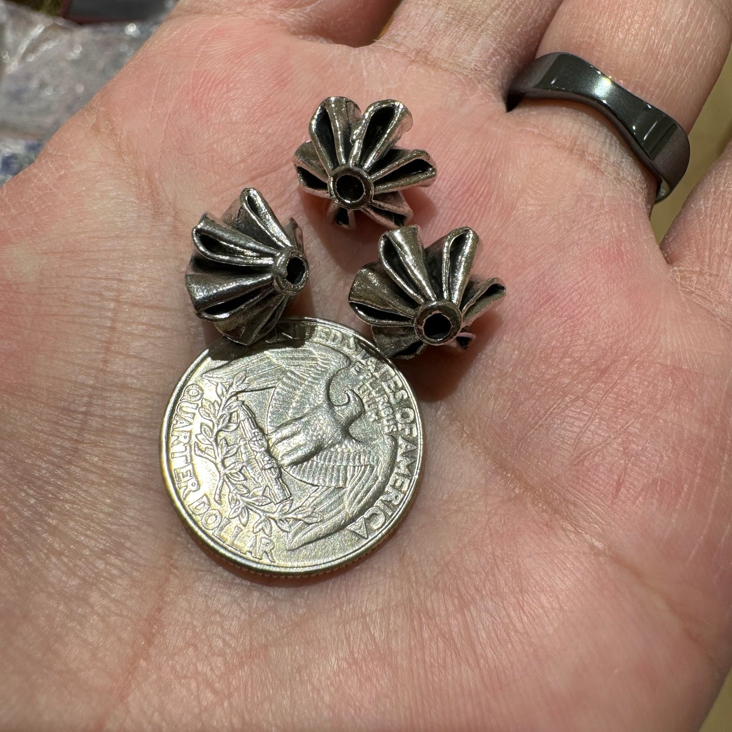 WAREHOUSE - Tibetan Silver Charm / Bead (TS132)