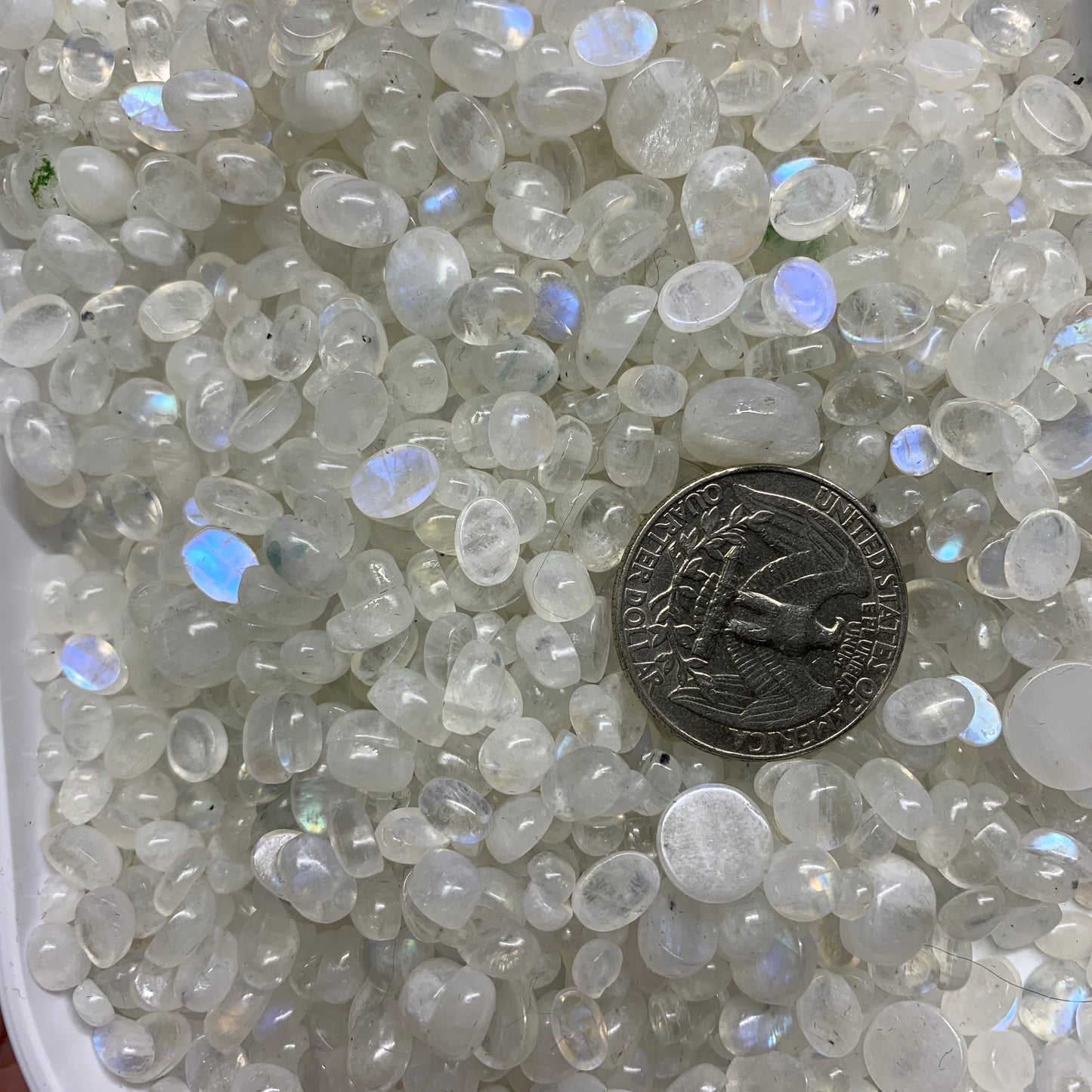 Tiny Moonstone Cabochon