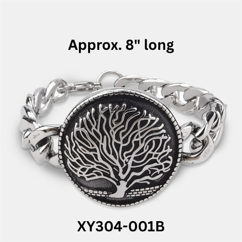 PRE-ORDER - WAREHOUSE - 304 Stainless - Bracelet - Skull - Tree of Life