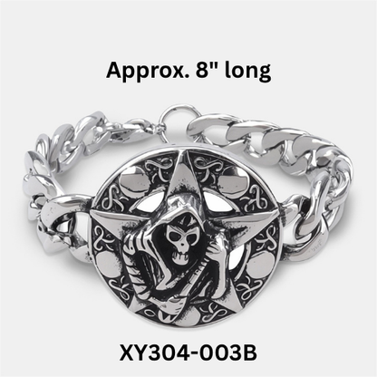 PRE-ORDER - WAREHOUSE - 304 Stainless - Bracelet - Skull - Tree of Life