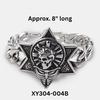 PRE-ORDER - WAREHOUSE - 304 Stainless - Bracelet - Skull - Tree of Life