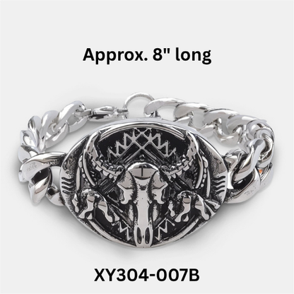 PRE-ORDER - WAREHOUSE - 304 Stainless - Bracelet - Skull - Tree of Life