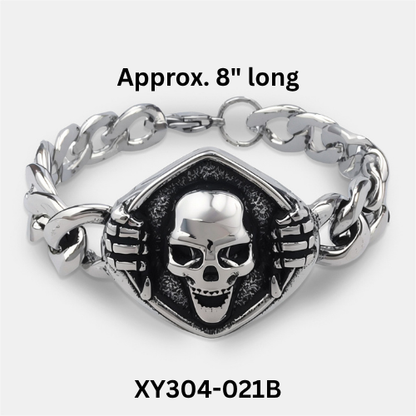 PRE-ORDER - WAREHOUSE - 304 Stainless - Bracelet - Skull - Tree of Life