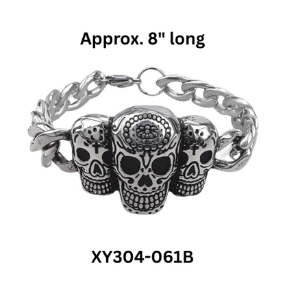 PRE-ORDER - WAREHOUSE - 304 Stainless - Bracelet - Skull - Tree of Life