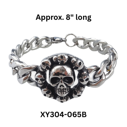 PRE-ORDER - WAREHOUSE - 304 Stainless - Bracelet - Skull - Tree of Life