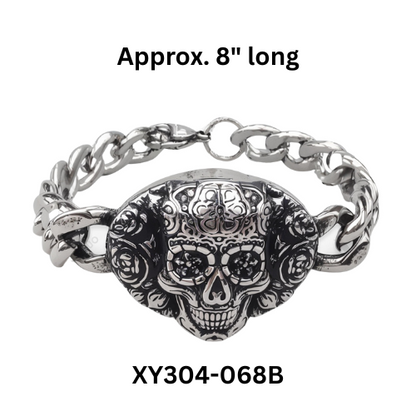 PRE-ORDER - WAREHOUSE - 304 Stainless - Bracelet - Skull - Tree of Life